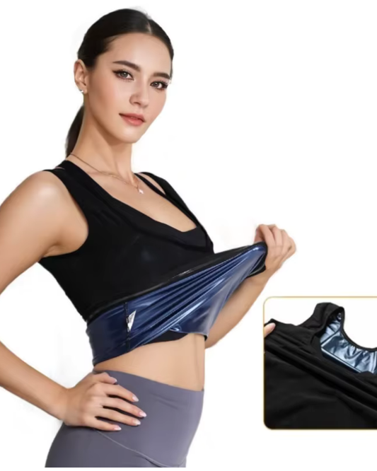 Camiseta reductora mujer efecto sauna